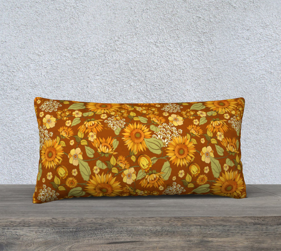 Aperçu de 70s Sunflower Vintage 24x12