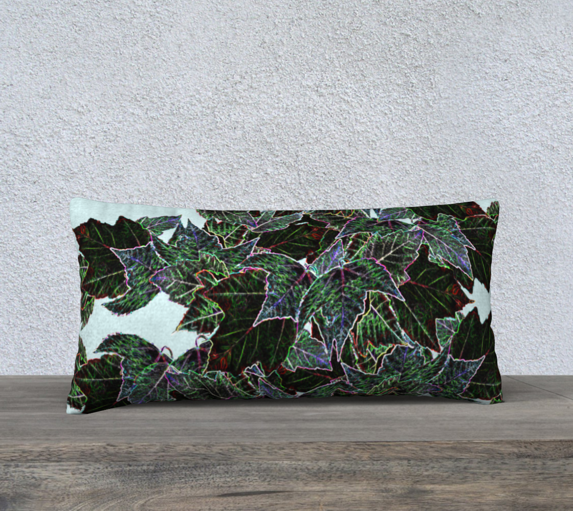 Frosted Leaves 24"x12" Pillow Case preview