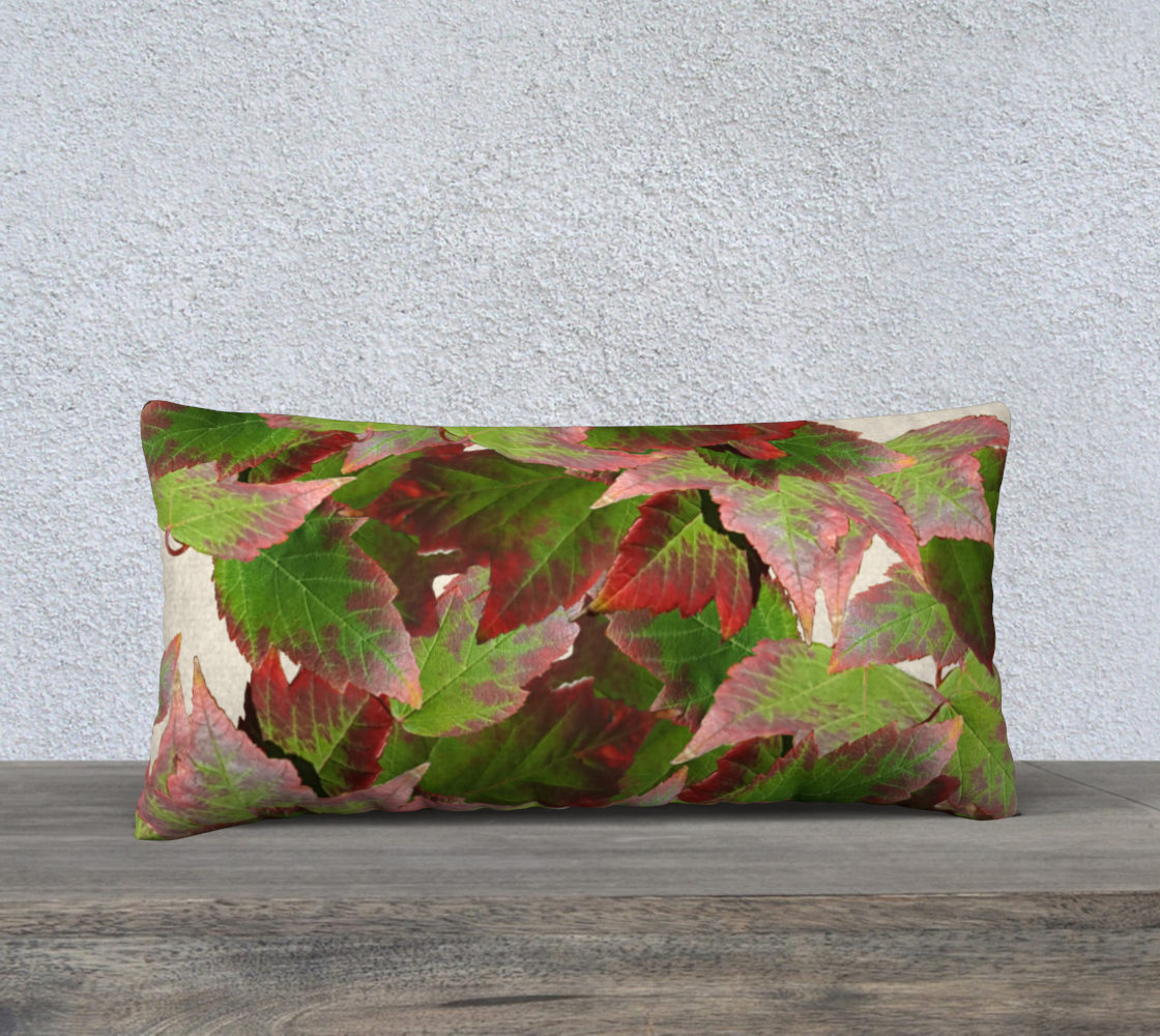 Leaves 24inX12" Pillow Case USE preview
