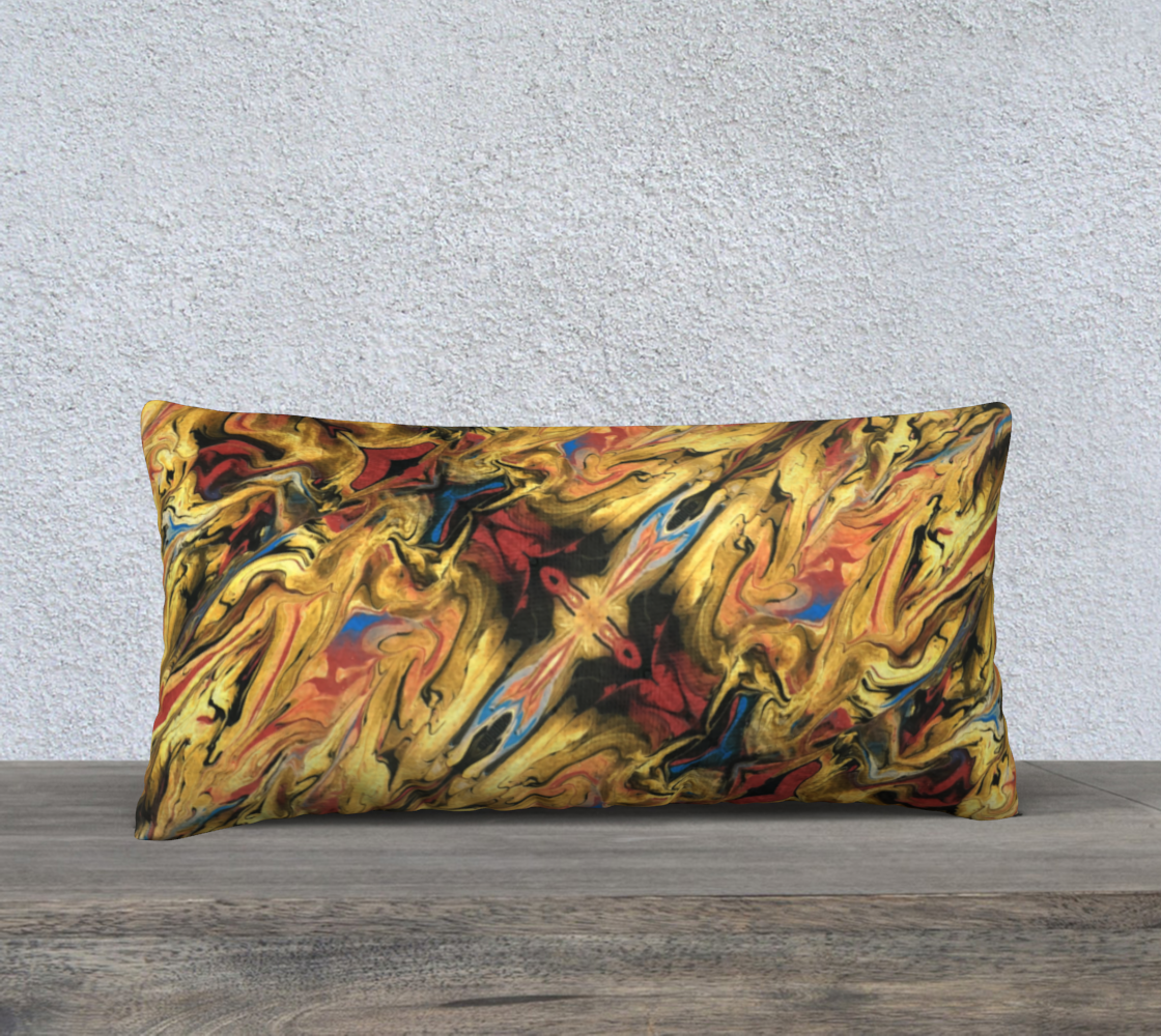 Lava Gold II 24inX12in Pillow Case preview