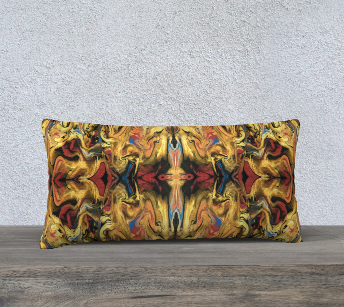 Lava Gold 24inx 12in Pillow Case thumbnail #3