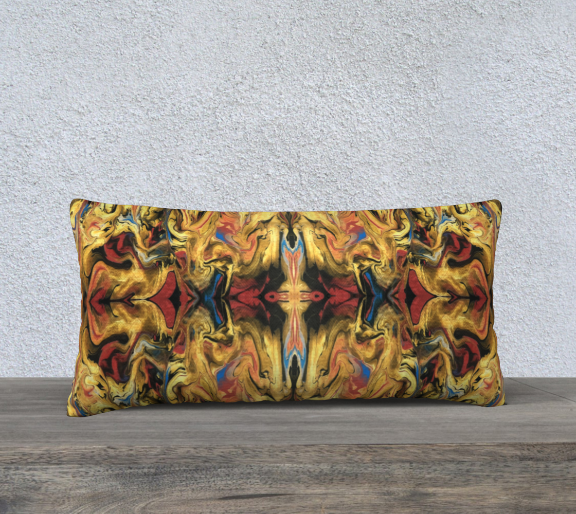Lava Gold 24inx 12in Pillow Case preview #1