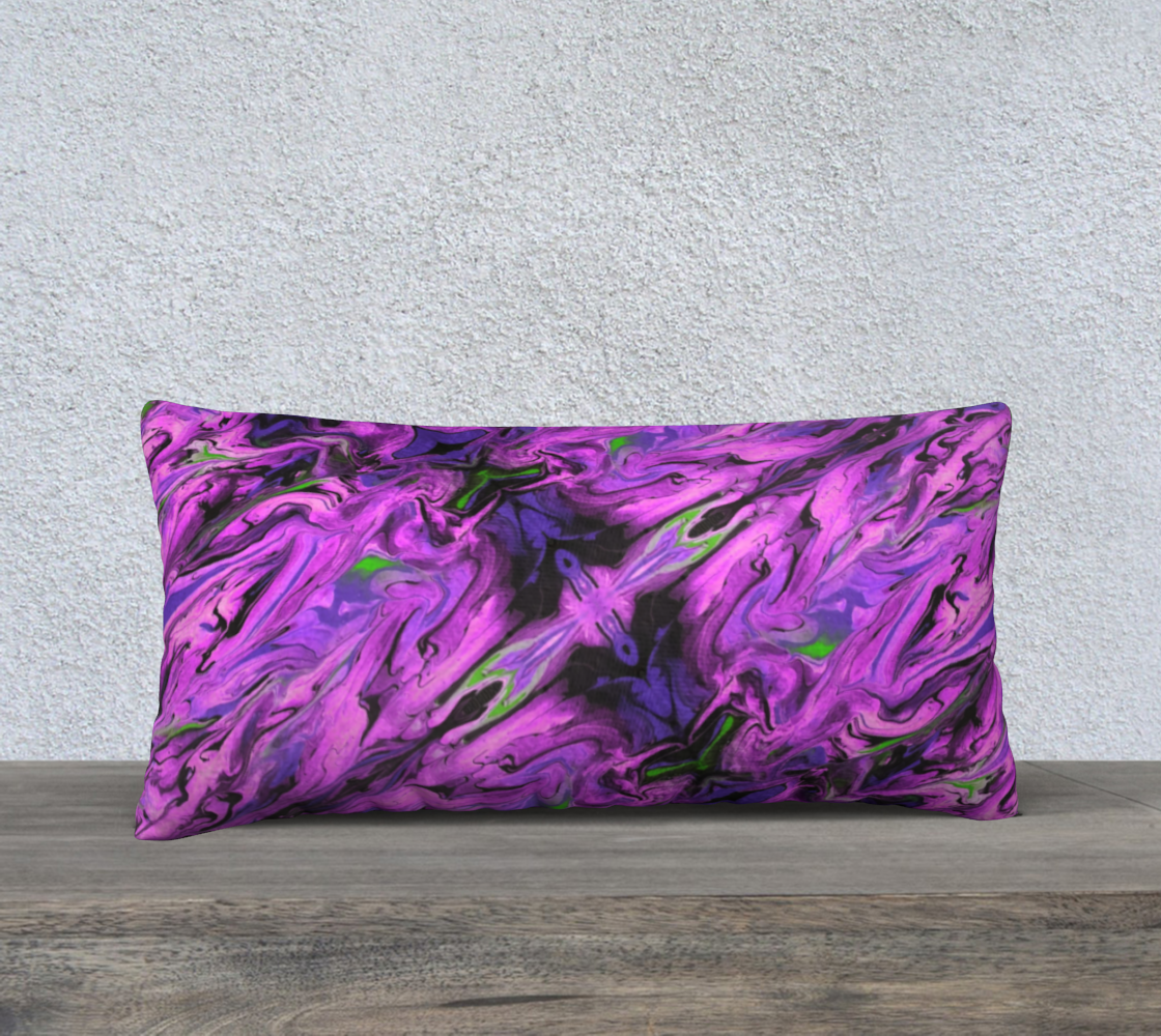 Magenta Wave 24inX12in Pillow Case preview