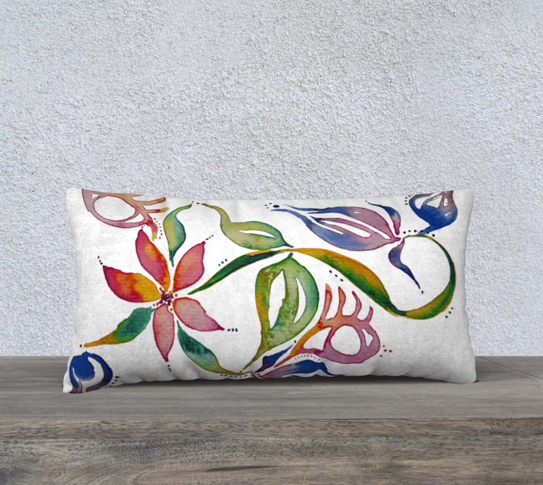 Surreal Flower 24inx12 Pillow Case preview #1