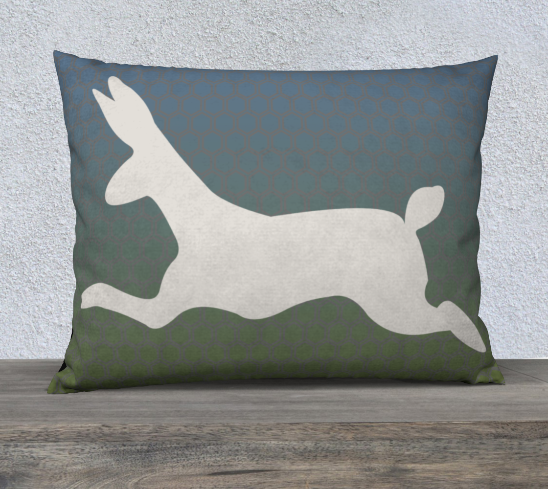 Rabbits in Earthy Colors Pillow 26X20 190302D preview