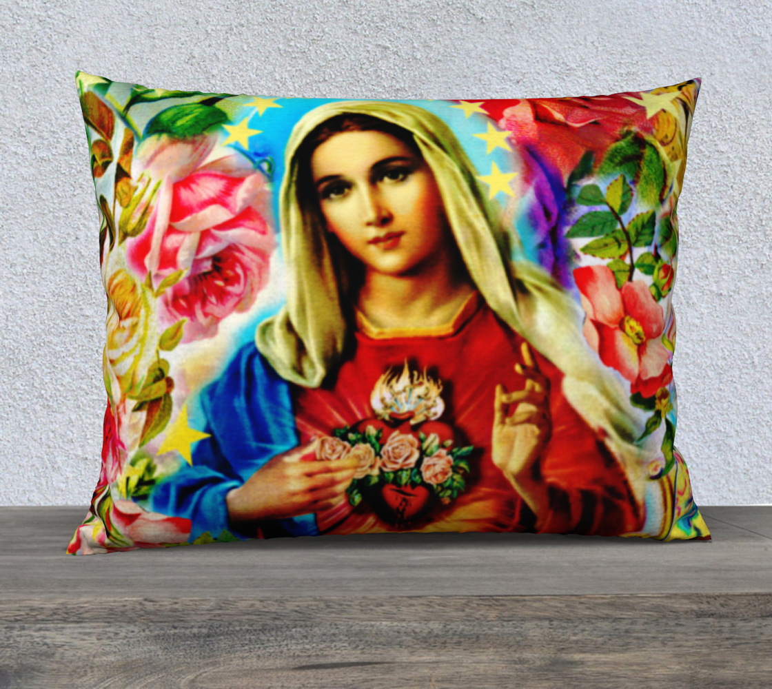 Our Lady of the Roses 26 x 20 Pillow Case preview #1