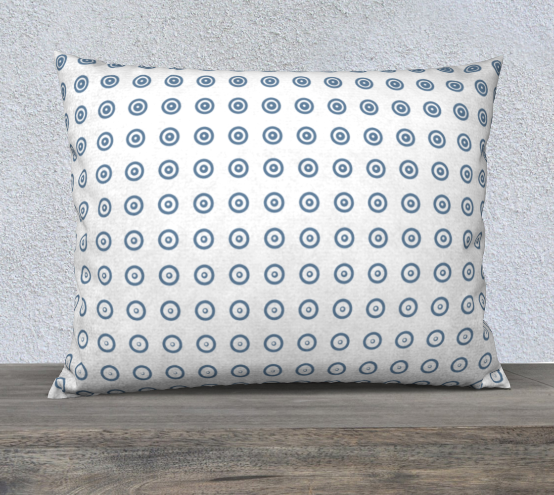 Blue Dot Target  28x22 Pillow Case preview