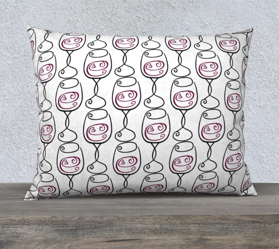 Aperçu de Wine is Always a Good Idea Pillow Case - 26"x20" #1