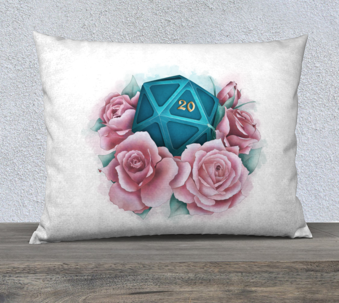 Rockin Rolls D20 pillowcase preview