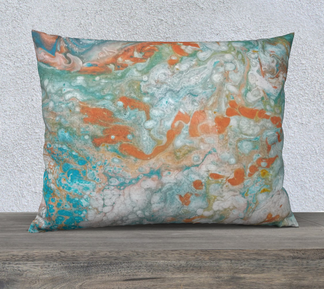 pastel abstract 26x20 pillow case preview