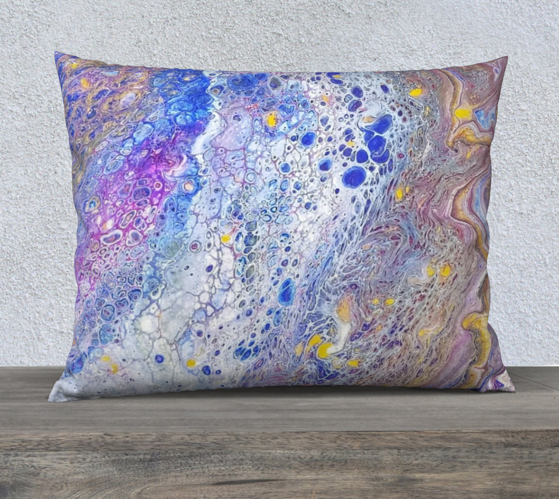 rainbow fish 26x20 pillow case preview #2