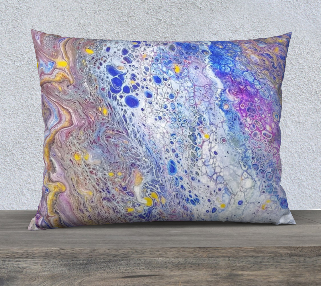 rainbow fish 26x20 pillow case preview