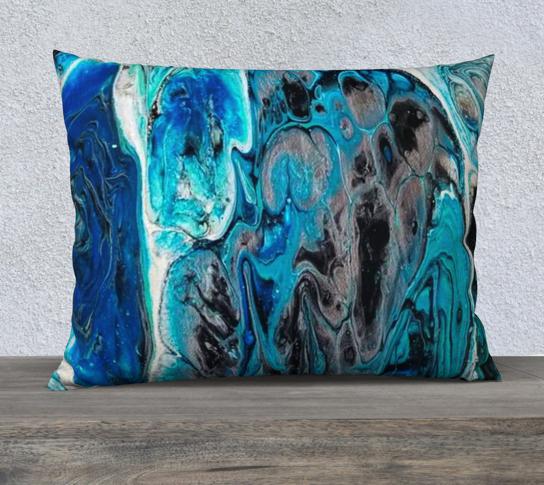 water abstract 1 26x20 pillow case thumbnail #3