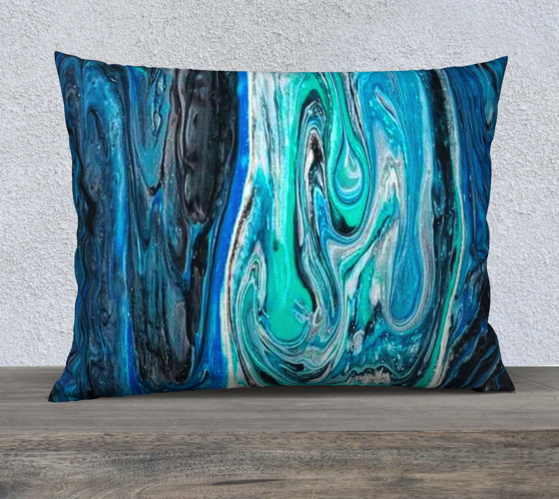 water abstract 3 26x20 pillow case preview