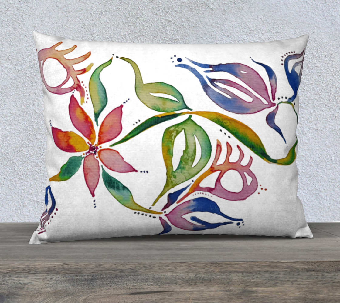 Surreal Flower 26inX20in Pillow Case 3D preview