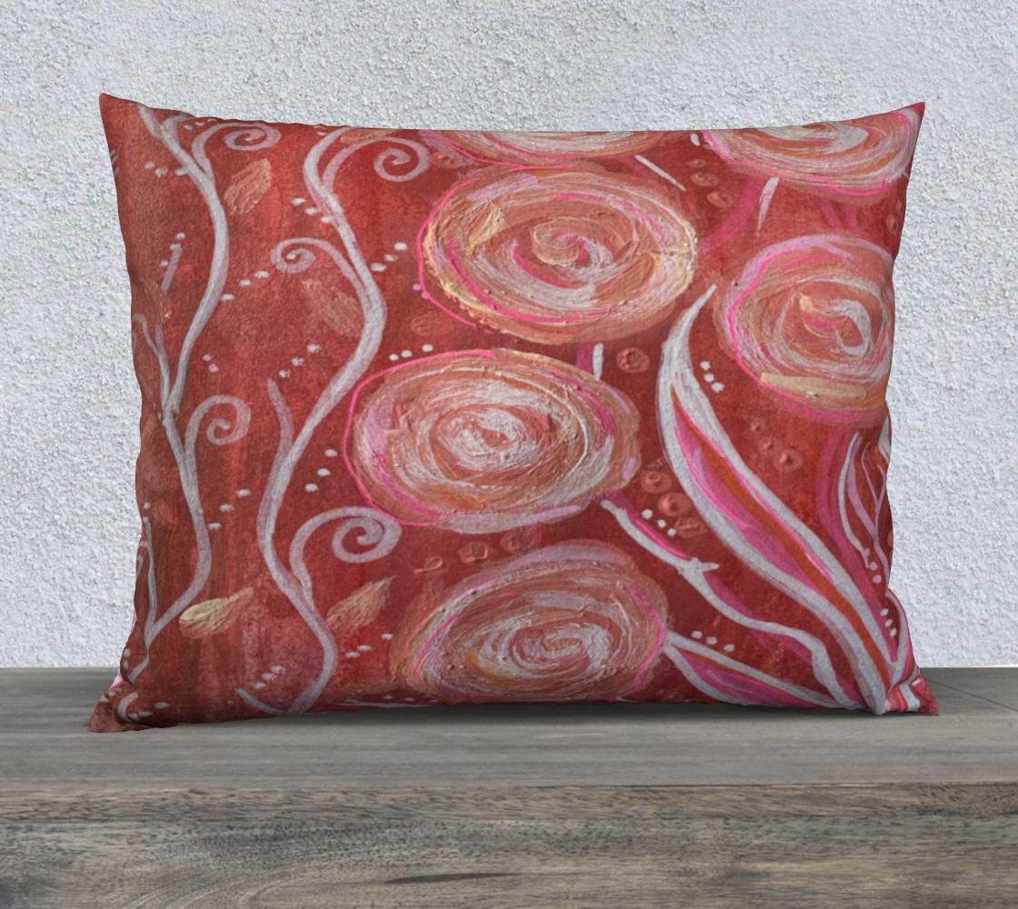 Moody Pink Abstract Pink Floral preview #2