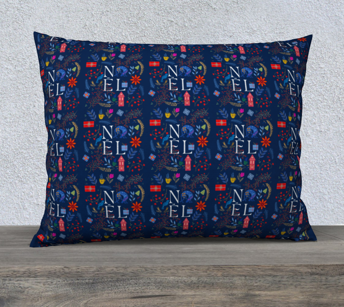 Noël SCANDINAVIAN WEIMARANER in blue preview #2