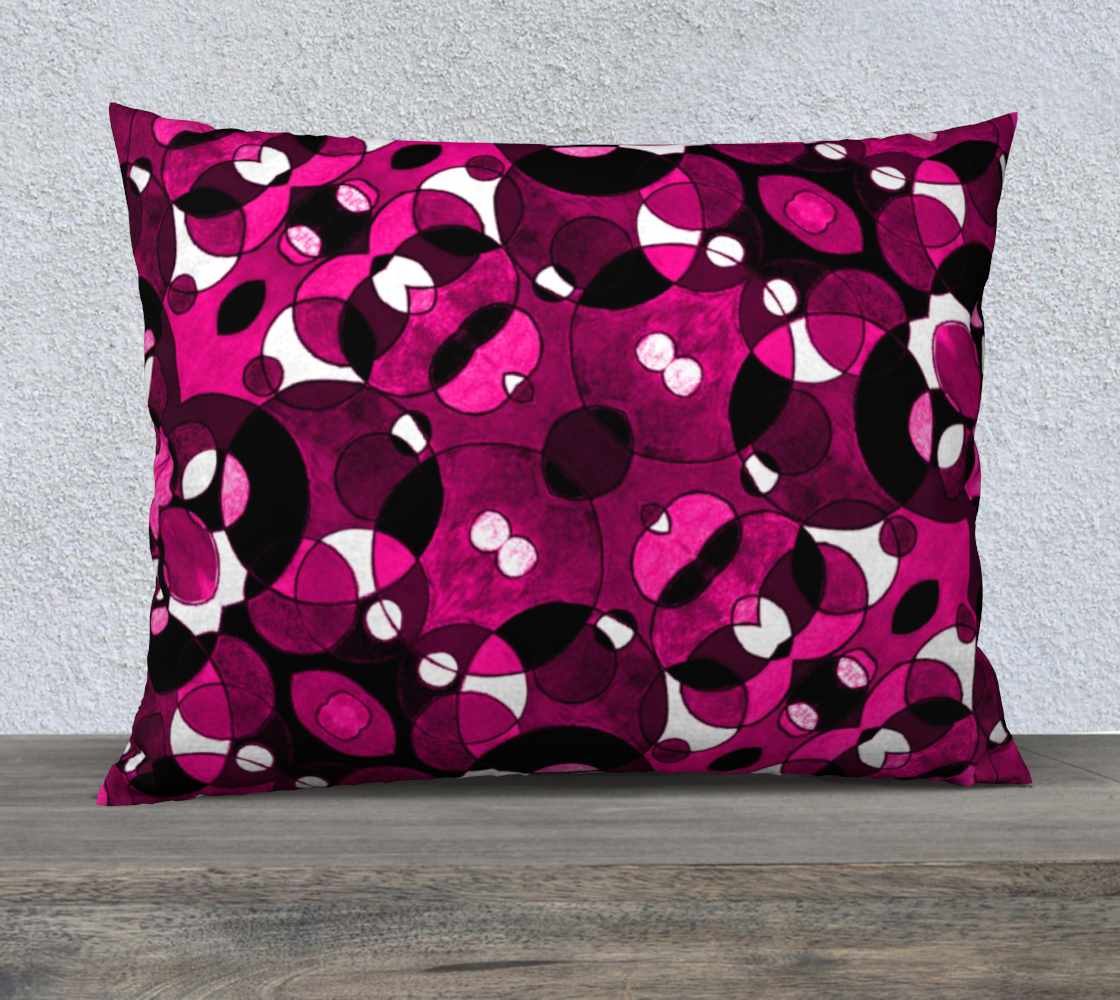 Dark Magenta 26inX20in Pillow Case preview