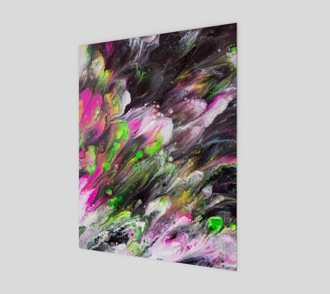 Abstract Spring Blooms Acrylic Art preview #1