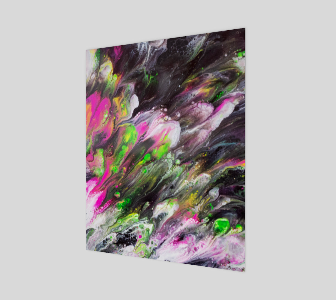 Abstract Spring Blooms Acrylic Art preview