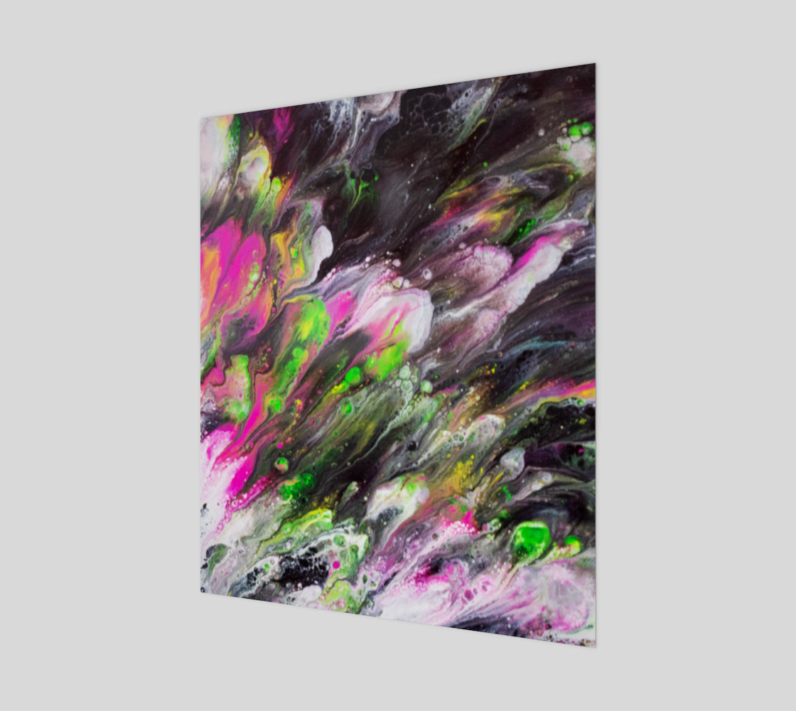 Abstract Spring Blooms Acrylic Art preview #1