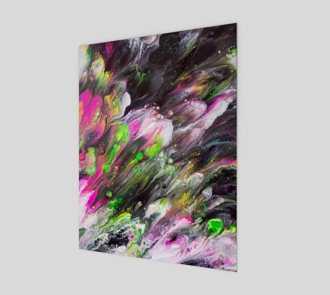 Abstract Spring Blooms Acrylic Art preview #1