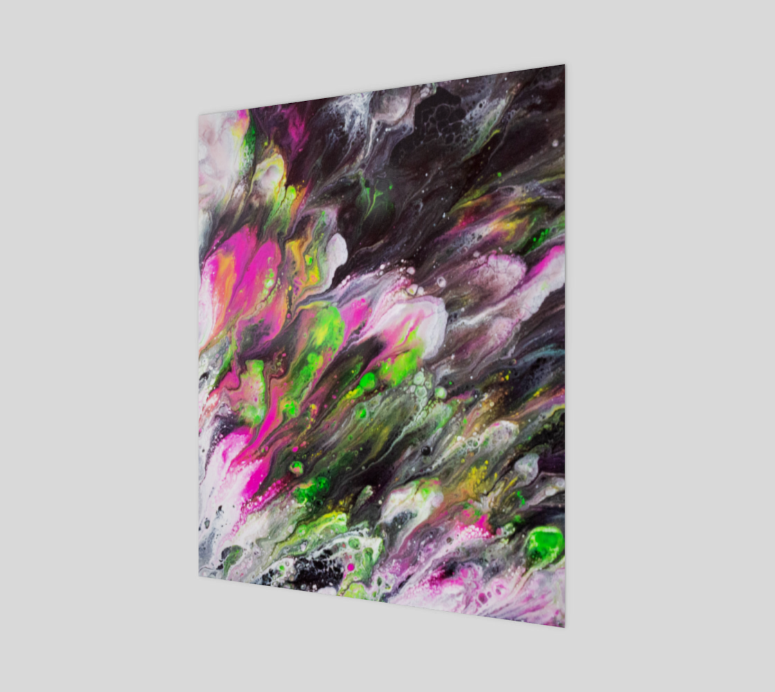 Abstract Spring Blooms Acrylic Art preview #1