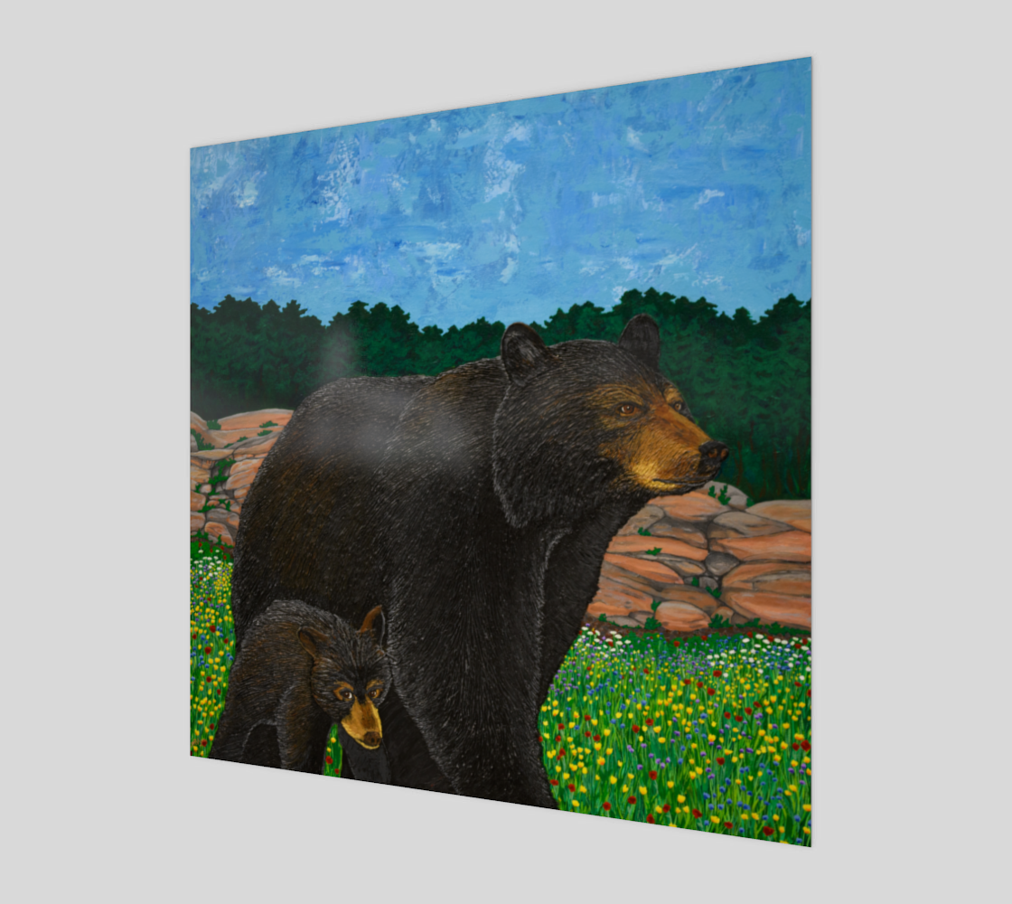 Muskoka Black Bear & Cub thumbnail #2