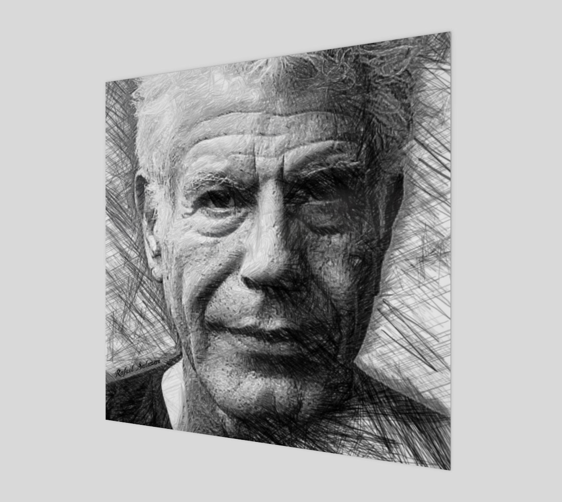 Anthony Bourdain - Tribute Drawing  preview #1