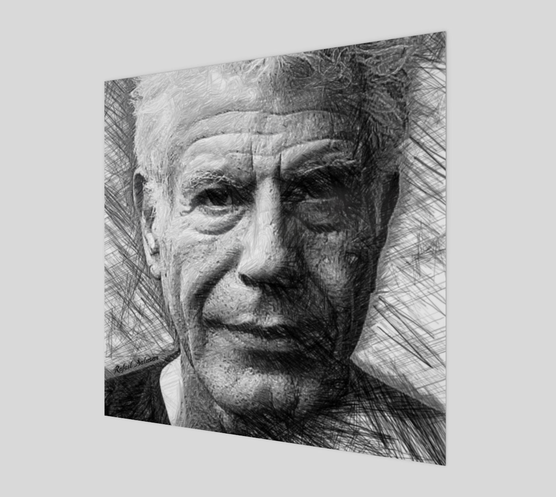 Anthony Bourdain - Tribute Drawing preview #1