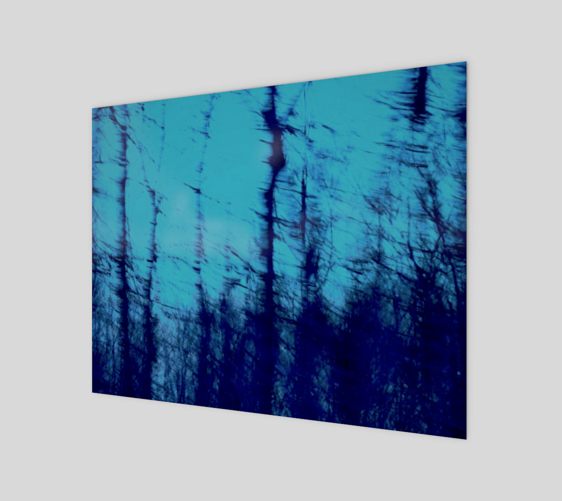 Art Print Shades of Blue preview #1