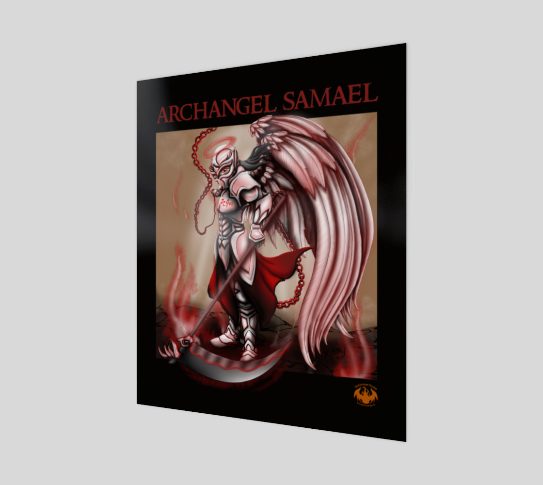 Archangel Samael / Fits Poster, Print Best preview