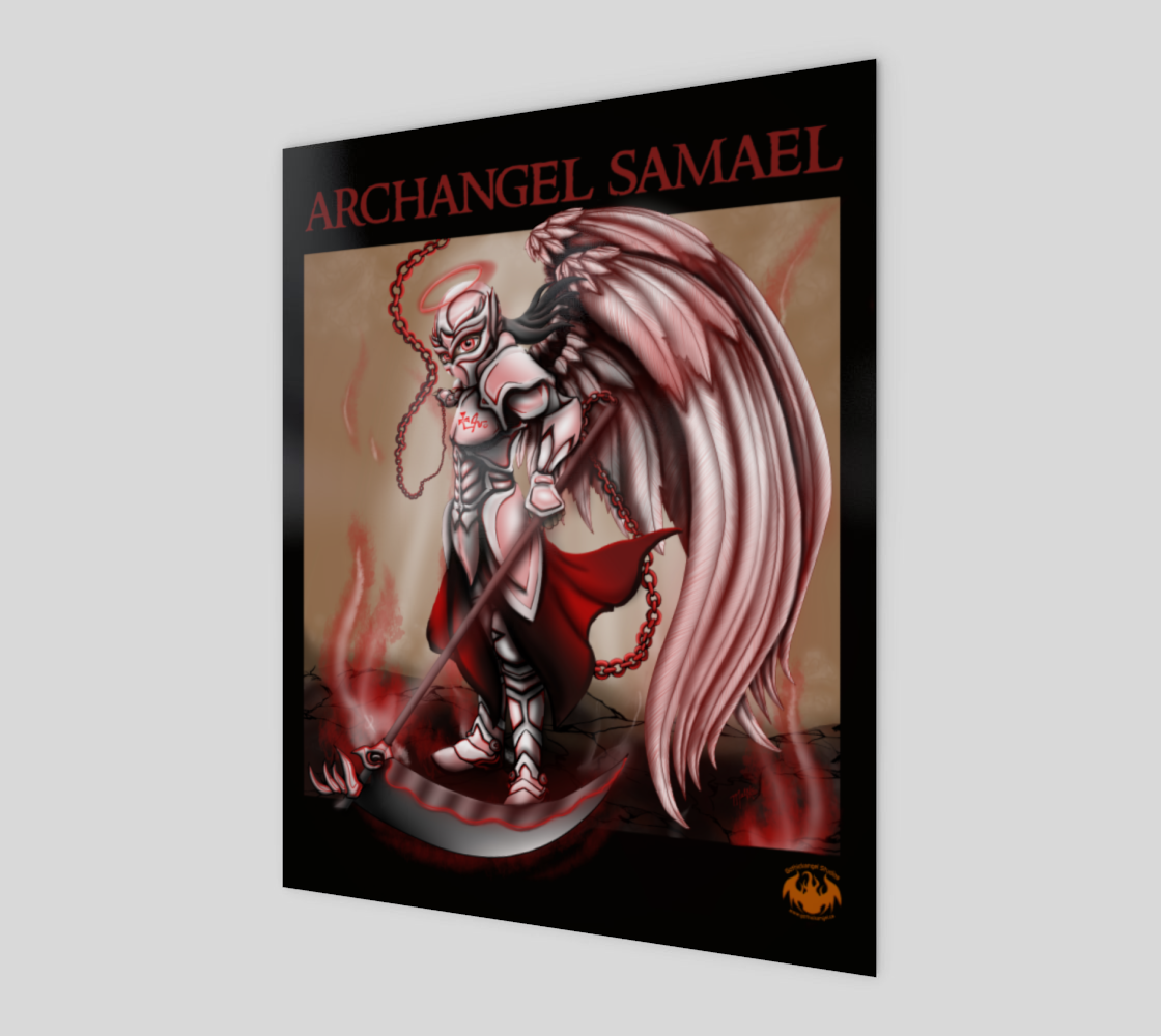 Archangel Samael / Smaller Poster, Print Option preview #1