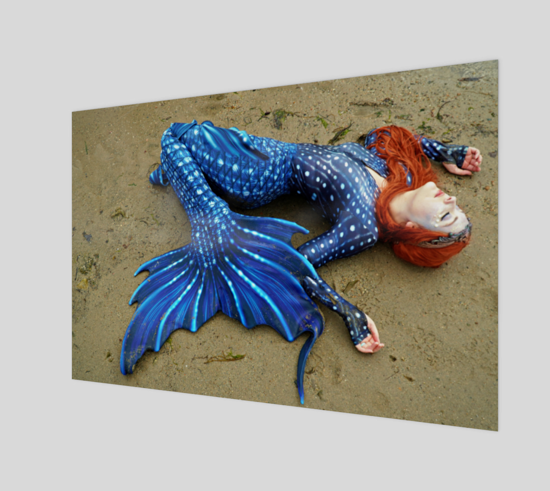 Stretched out Blue Mermaid preview