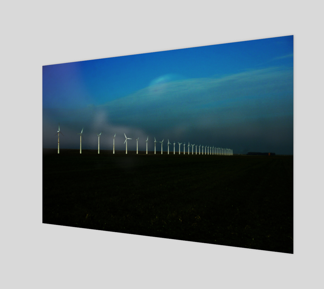 Windfarm Art Print preview