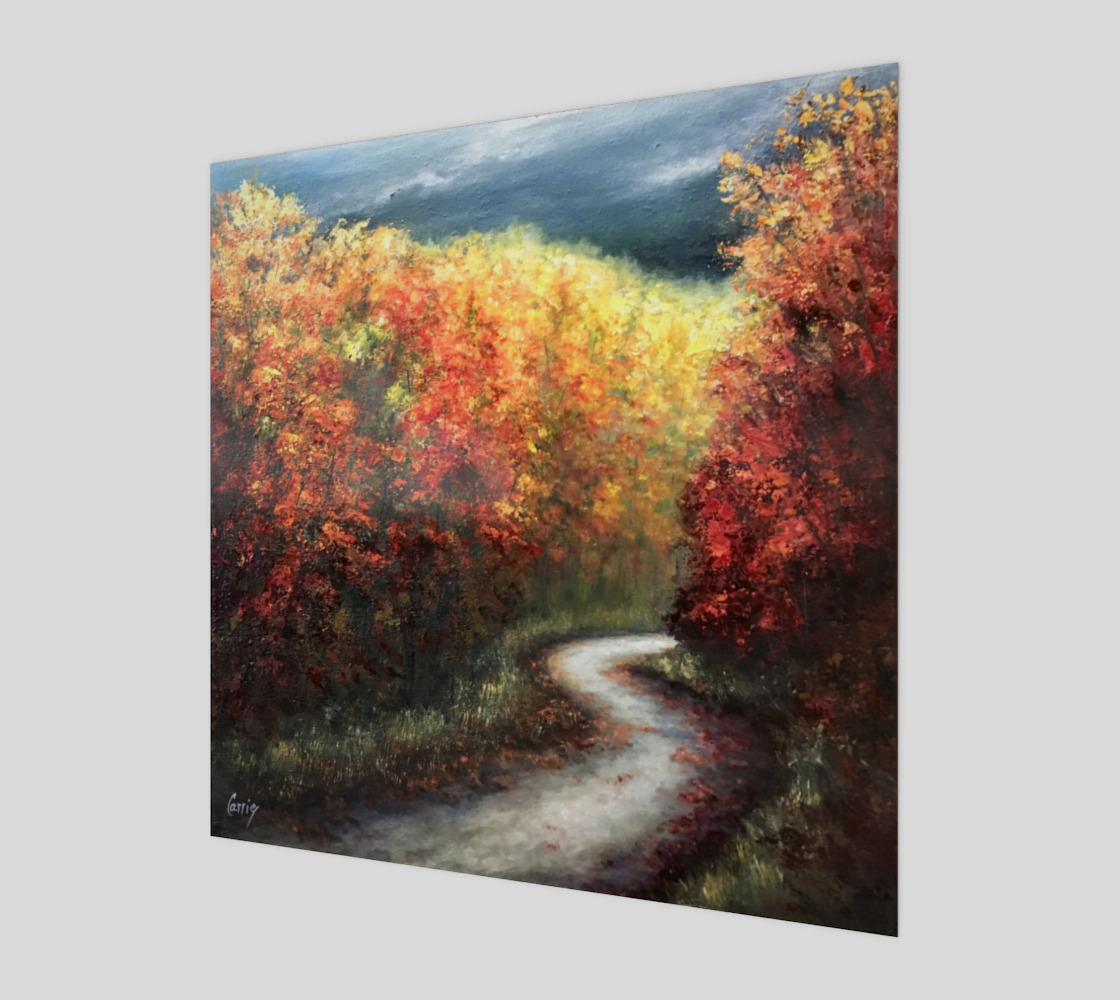 Fall Trees Road Path preview