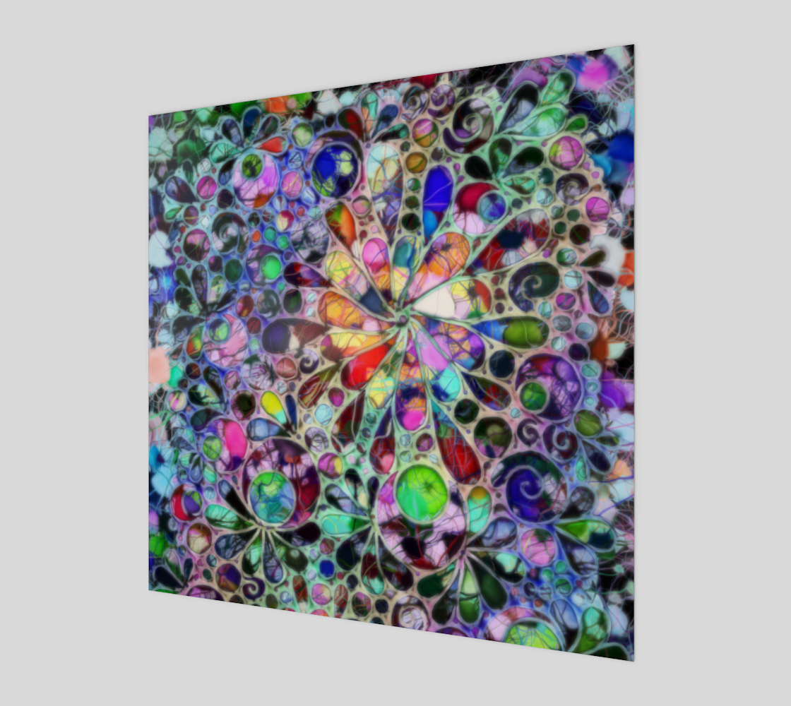 Pop Art - Flowers World 1 by EDDArt preview