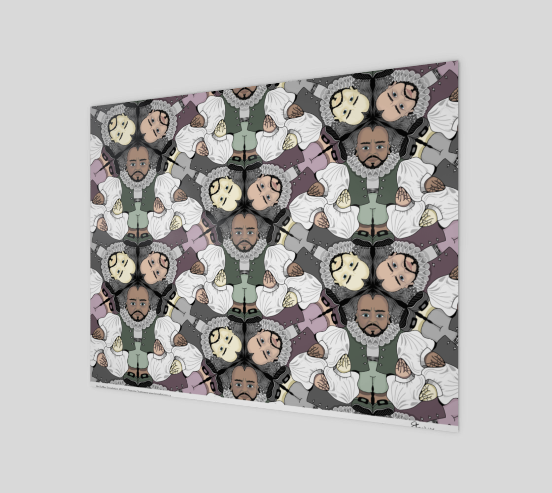Ruffles Tessellation by Francine Champagne preview #1