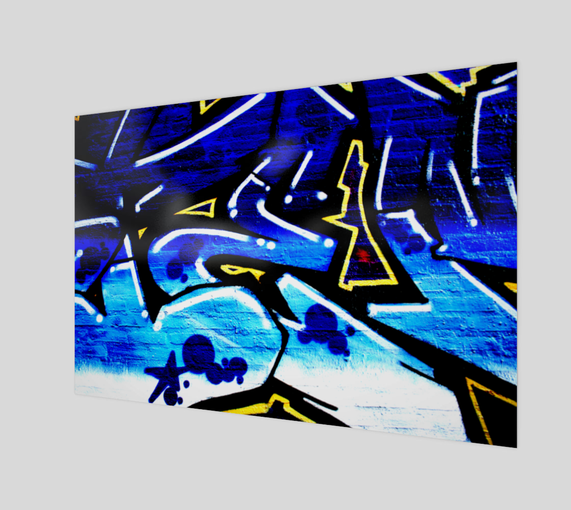 Graffiti 15 Wood Print preview