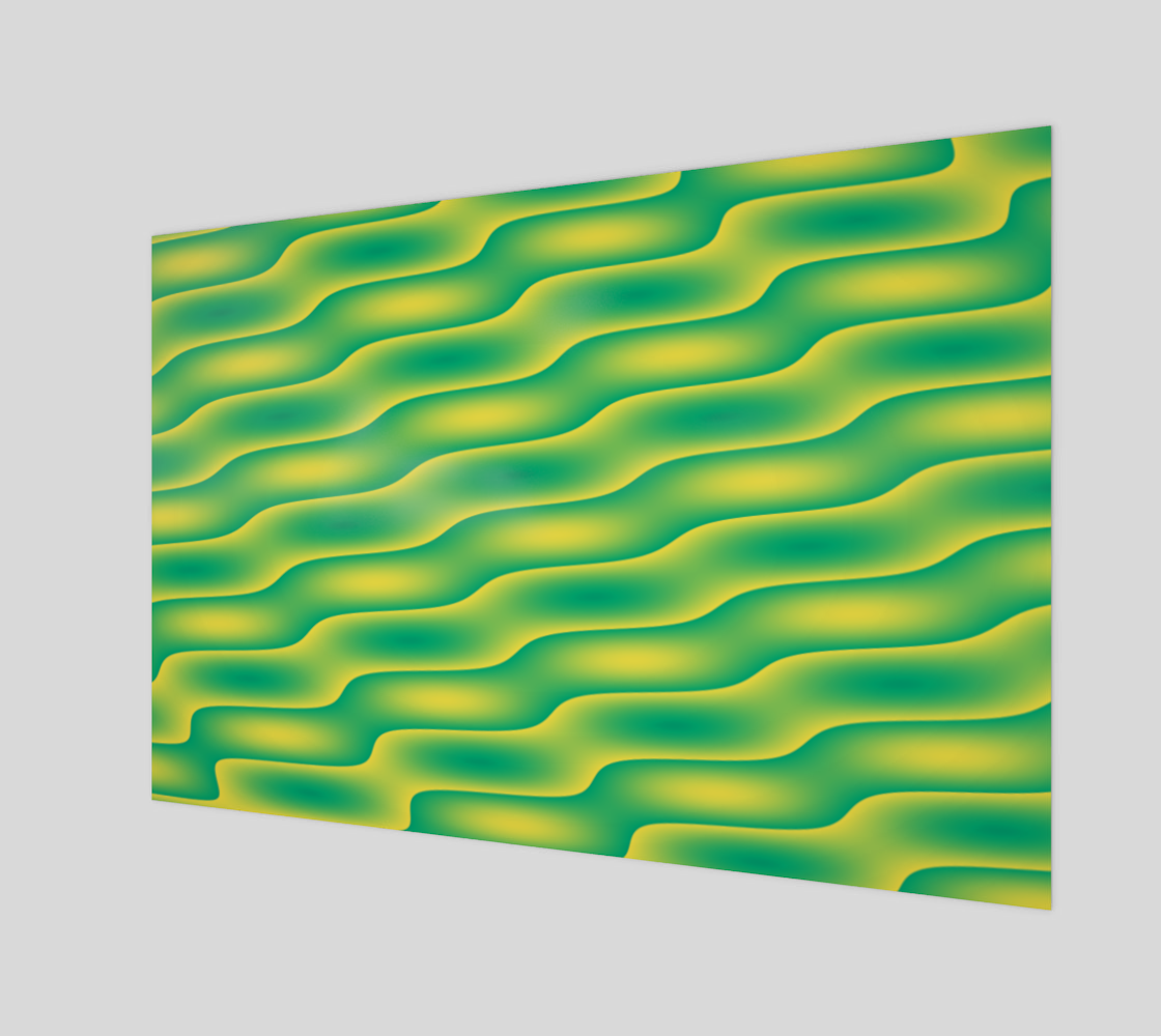 Ripples in Green and Yellow preview