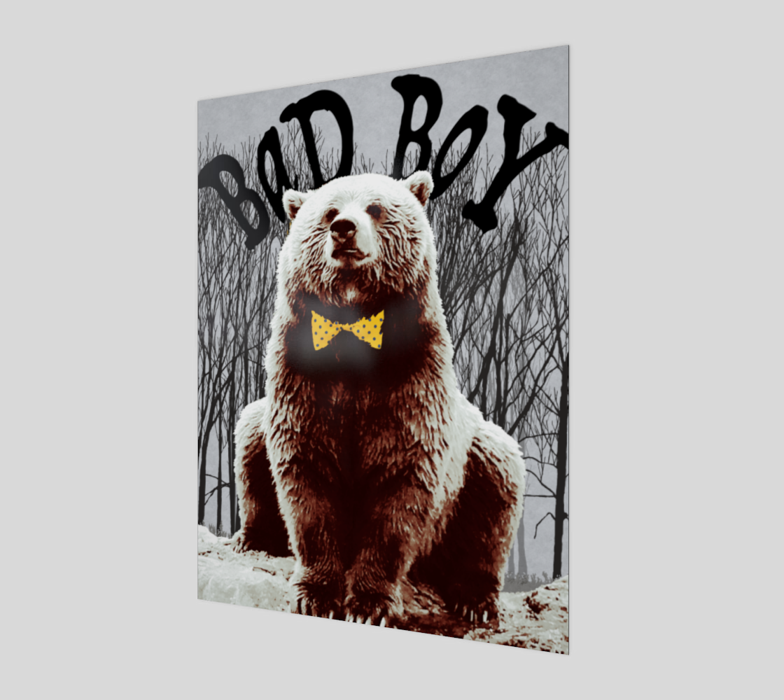 Aperçu de bad boy bear with bow tie