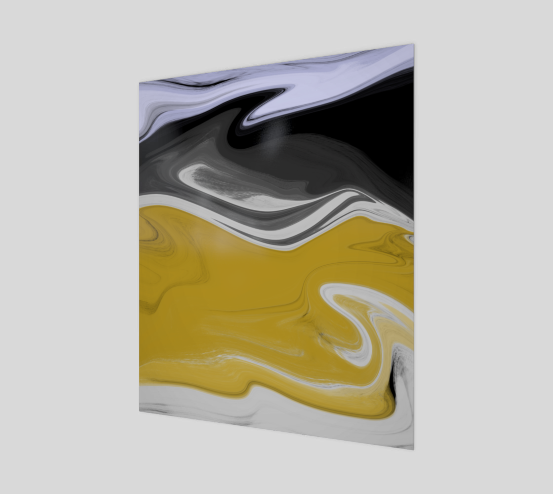 Liquid Black Gold 20x24 Art Print preview #1