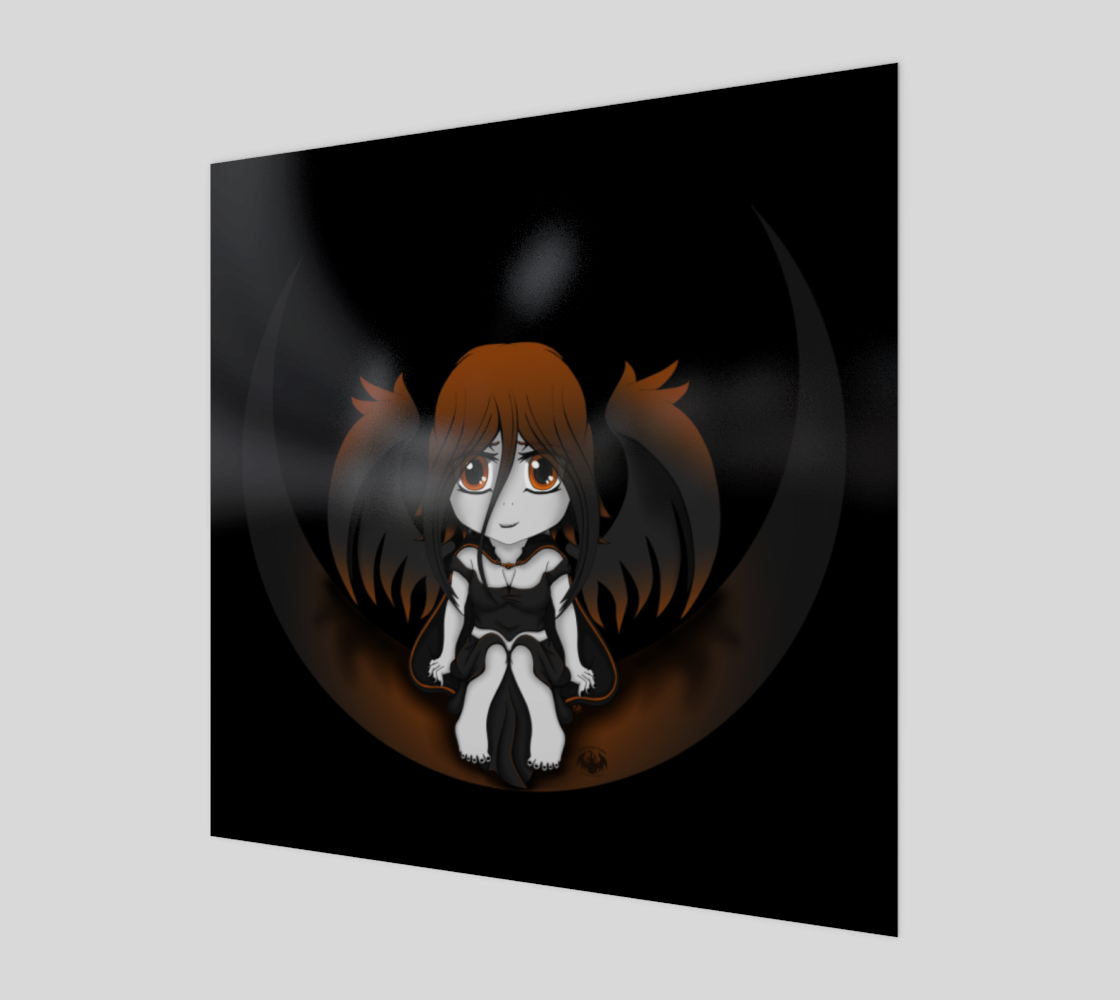 Gothickangel Orange Crescent Moon preview