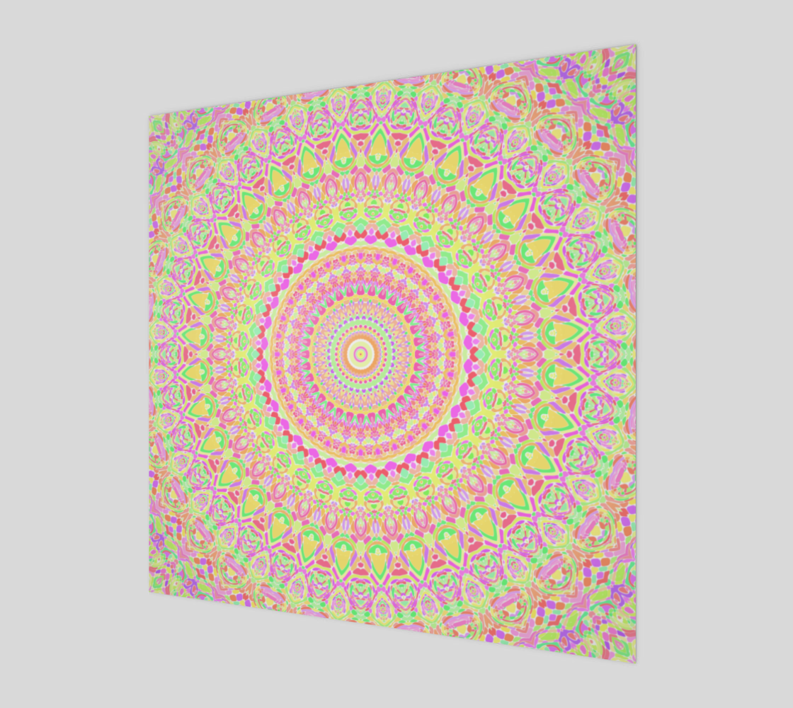 Groovy Colorful Vibrant Mandala preview