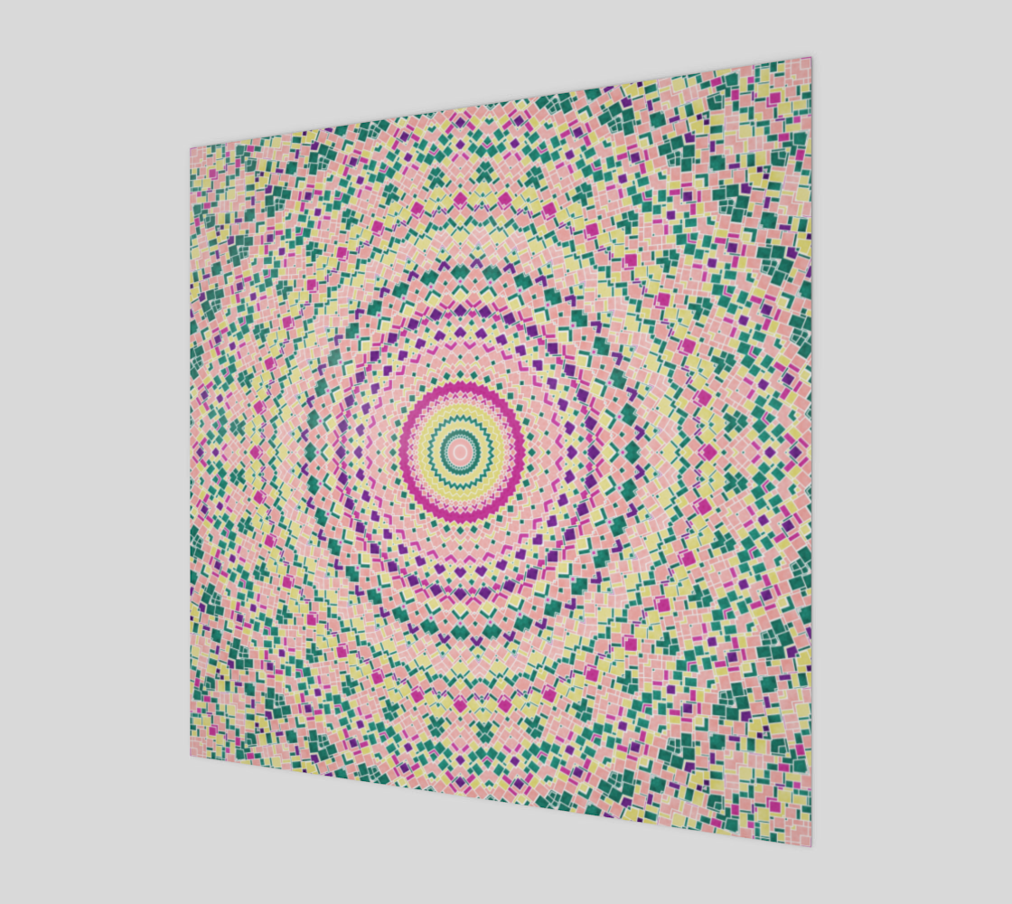 Jewel Tone Hippie Mondrian Mandala preview