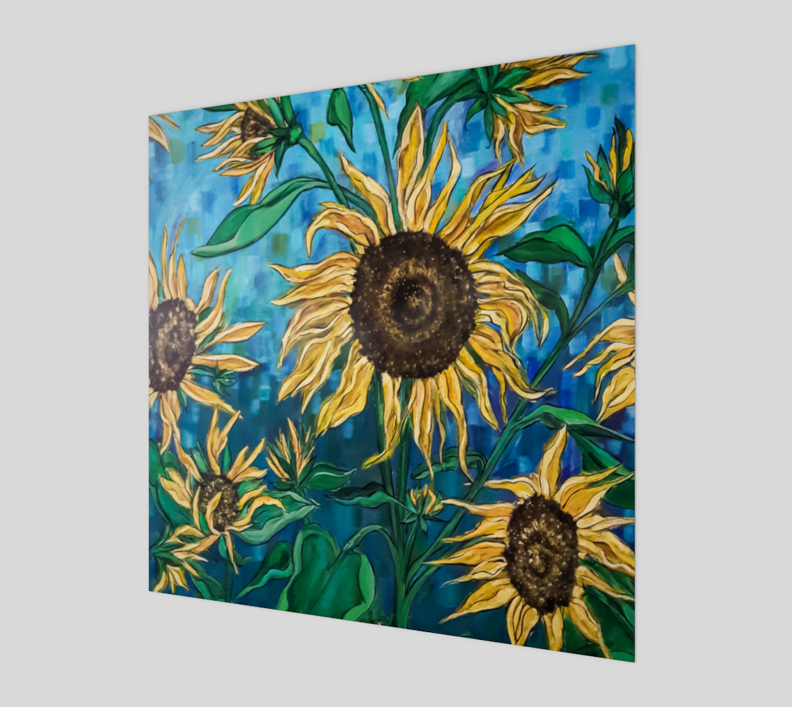 Summer Sunflowers Wall Art preview