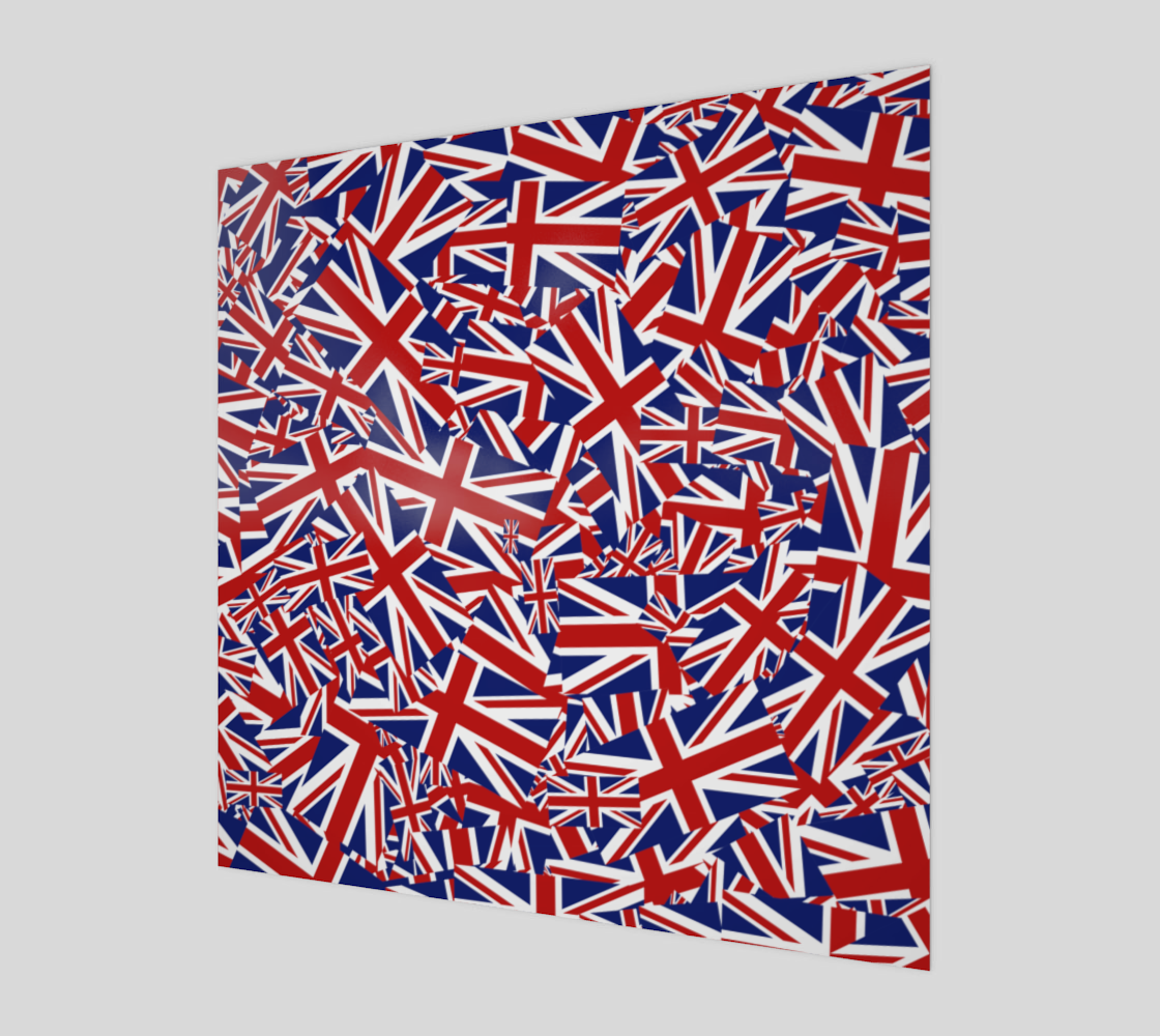 British Flag Union Jack Collage preview #1