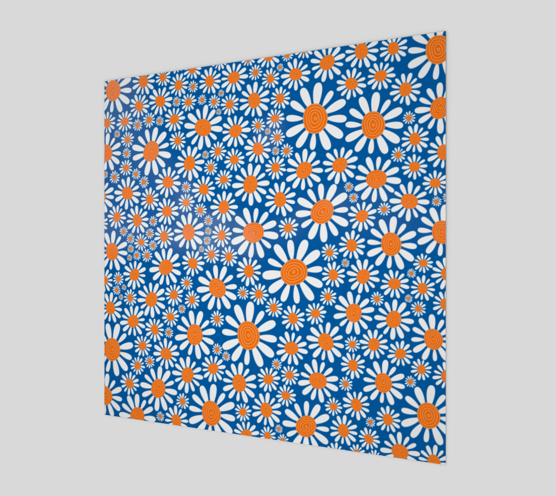 Rustic Blue Daisy Flowers preview