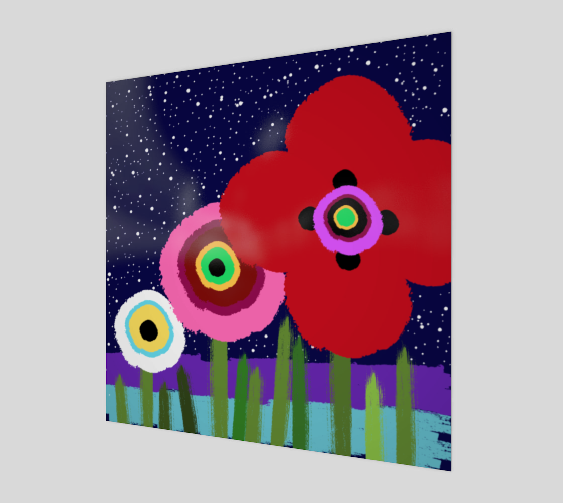 Starry Flowers preview