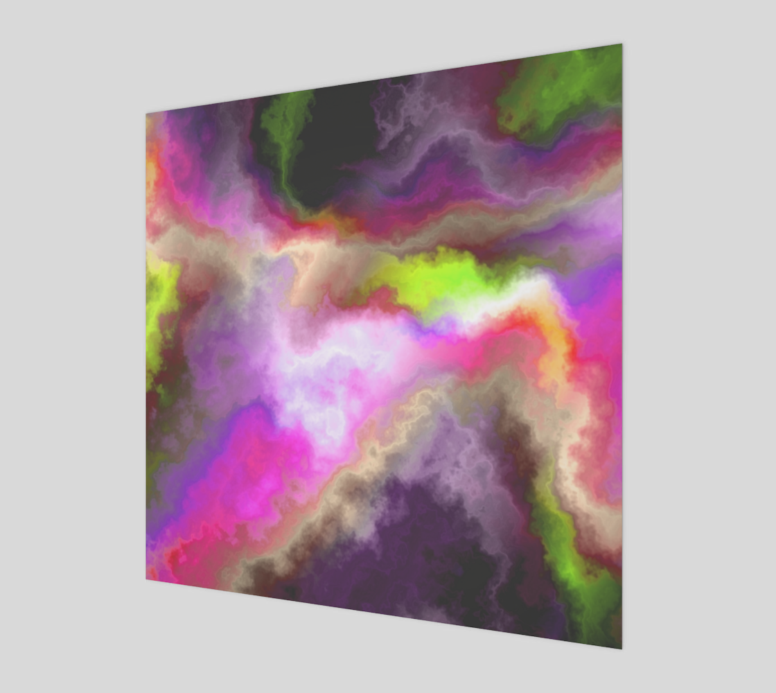 Galactic Pink Mineral Gemstone Nebula Abstract  preview